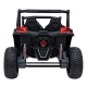 Duży Buggy dla dzieci UTV X3 Off-Road 2-osobowy 4 x 200W Czerwony BBH-028.CR